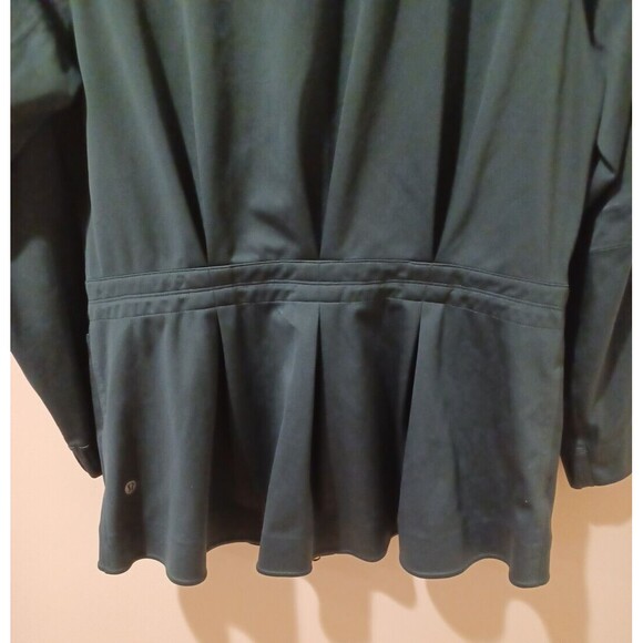 Lululemon &go Cityfarer Anorak Dark Fuel / Heathered Slate Green Jacket Size 4 - Picture 11 of 13
